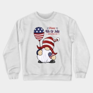 Fourth of July Gnome Crewneck Sweatshirt